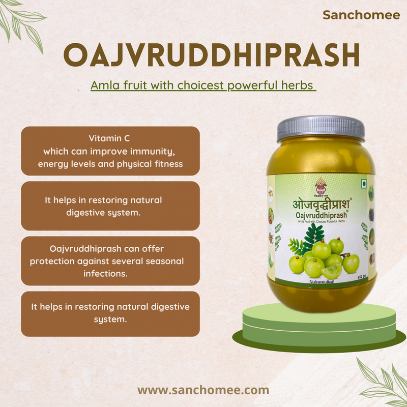 Natural Digestive & Immunity Wellness Duo – Oajvruddhiprash & Sanchobiotic Powder