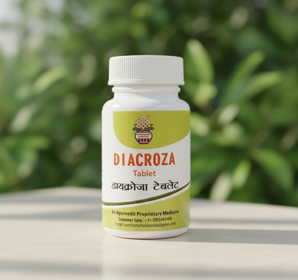 Diacroza Tablets- Ayurvedic Diabetese management formula| Sanchomee Herboveda