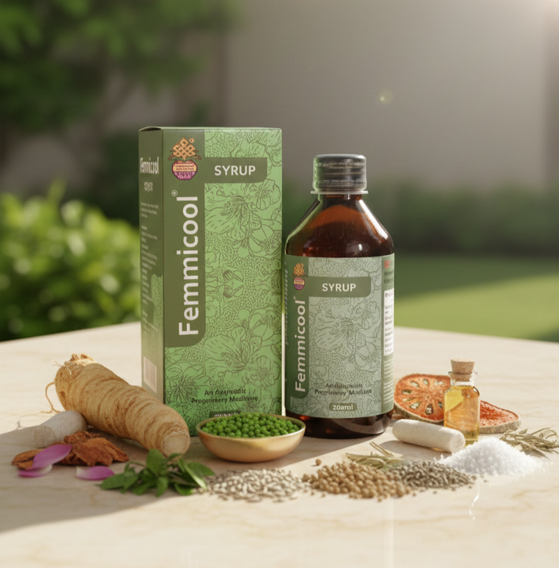Femmicool Syrup - Natural Relief for Women's Wellness | Sanchomee | 20 ...
