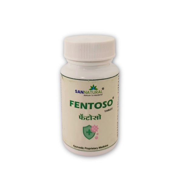Fentoso Tablets – Ayurvedic Immunity Booster for Cold, Cough, Fever & Sinus | SanNatural