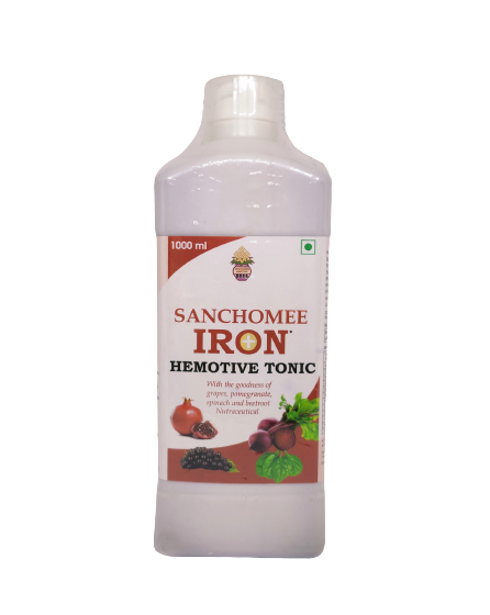 Hemotive Juice (1 Ltr)- Natural and herbal tonic to increase appetite and iron absorption from food.
