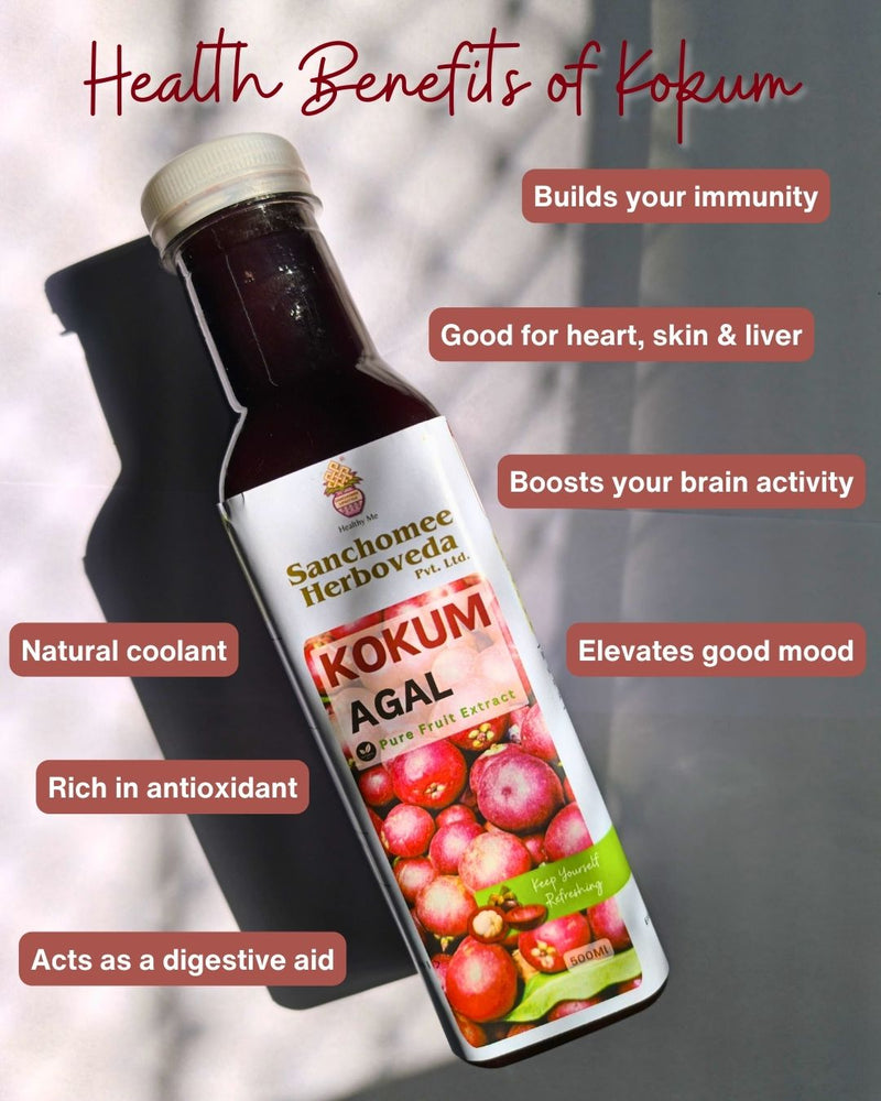 Pure Kokum Extract: Kokum Agal (1Ltr)