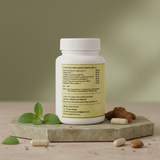 Ayurvedic Tulsi Capsules with Haridra & Trikatu – Natural Stress Relief