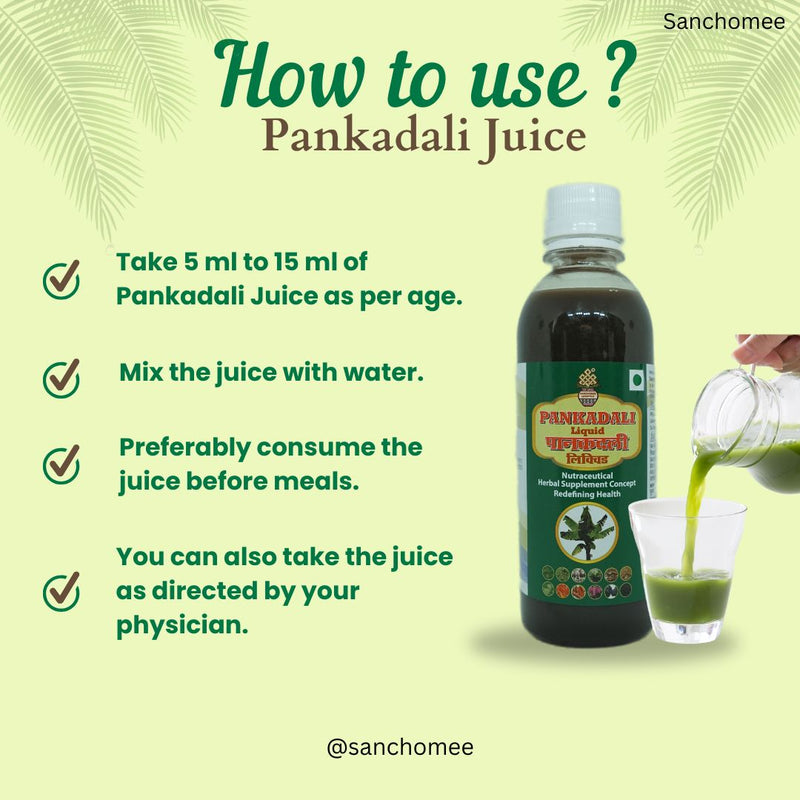 Pankadali Juice (300 ml) - High fibre herbal juice for cleansing digestive system