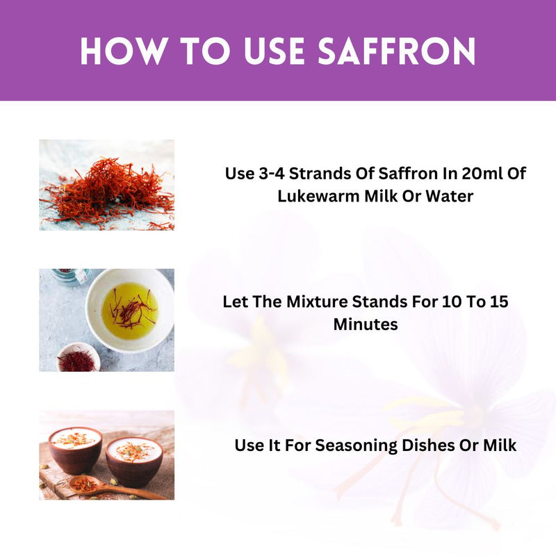 Uses of Saffron