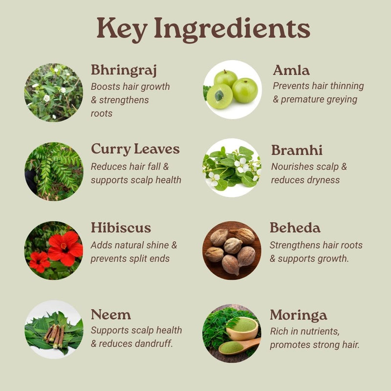 Key ingredients of Sanchomee Hair Mask