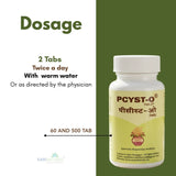 Dosage of Pcyst-O Tablet