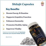 Shilajit Capsules -  Purified Shilajit (60 Capsules)