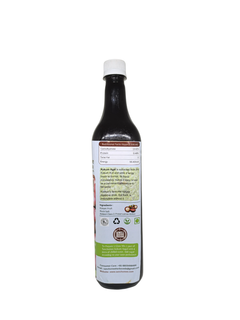 Pure Kokum Extract: Kokum Agal (1Ltr)