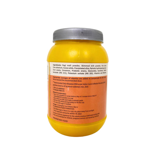 Sanchobiotic Ragi Satva with Cow Colostrum Powder | Probiotic & Prebiotic Supplement for Gut Health & Immunity | Rich in Nutrition, Vitamins | Sanchomeee Herboveda