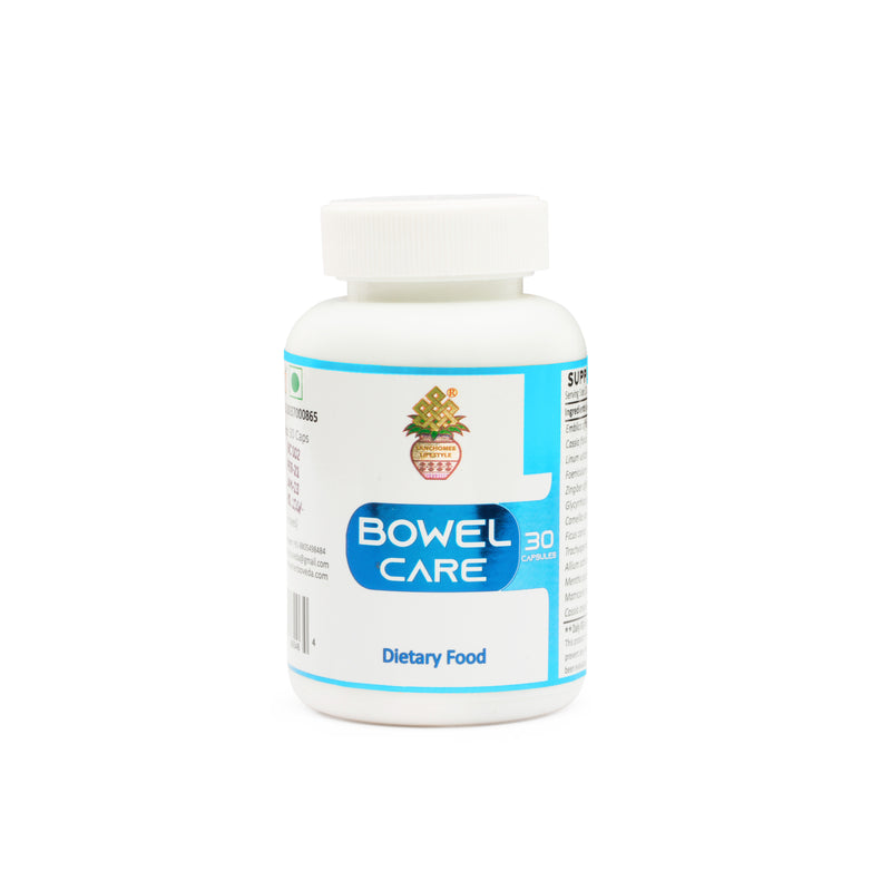 Image of Sanchomee Bowel Care Capsule bottle with 30 capsules