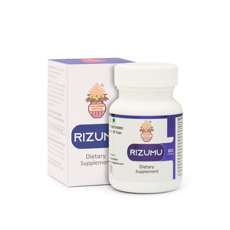 Rizumu Capsules (60 capsules) - Natural dietary supplement for heart patients to maintain healthy heart