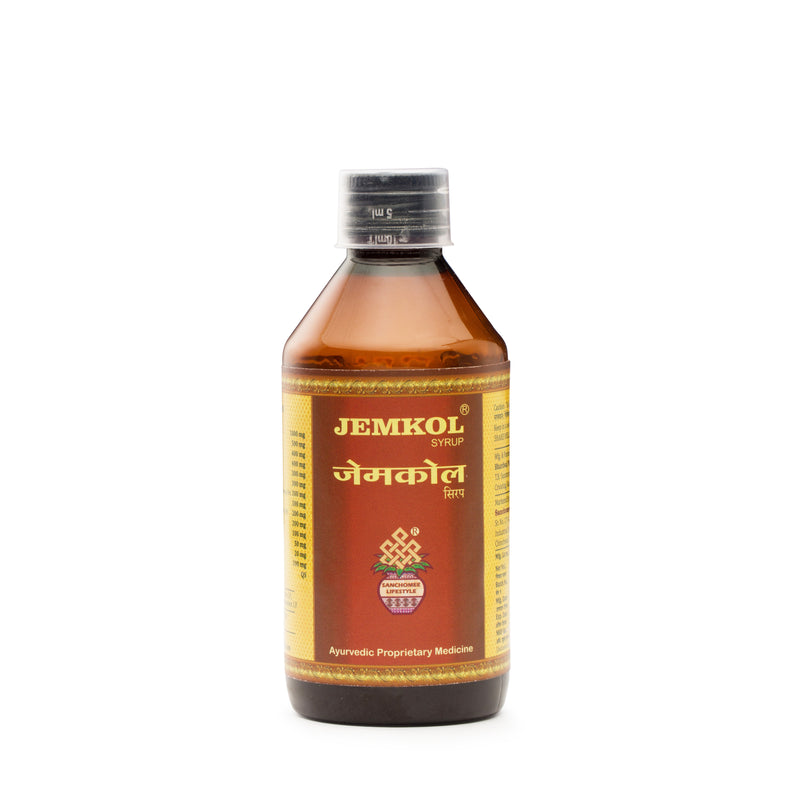 Jemkol Syrup (200 ml) - Herbal Remedy for cough, cold and related issues.