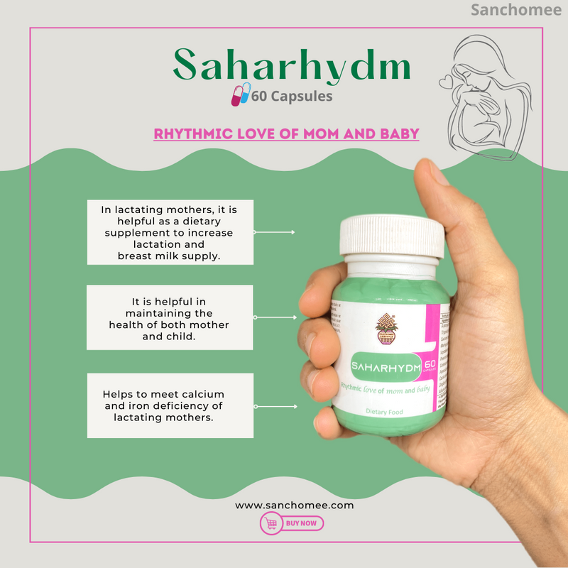 SAHARHYDM CAPSULES (60 Capsules) Rhythmic love of mom and baby
